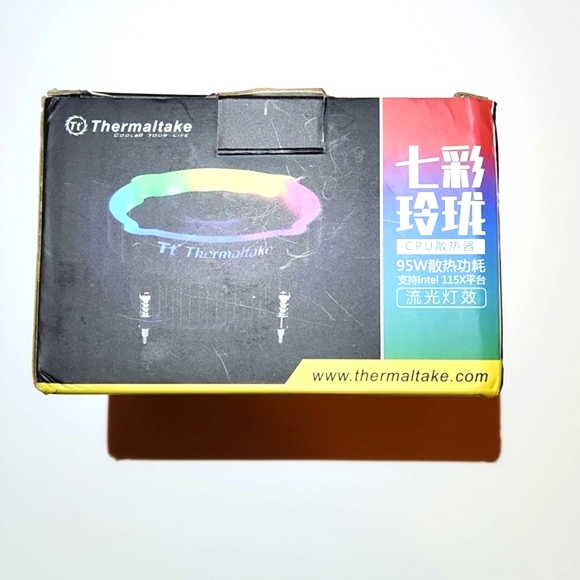 Thermaltake RGB PC Fan CPU Air Cooler for Intel 115x CPU - New in Box - Picture 3 of 10
